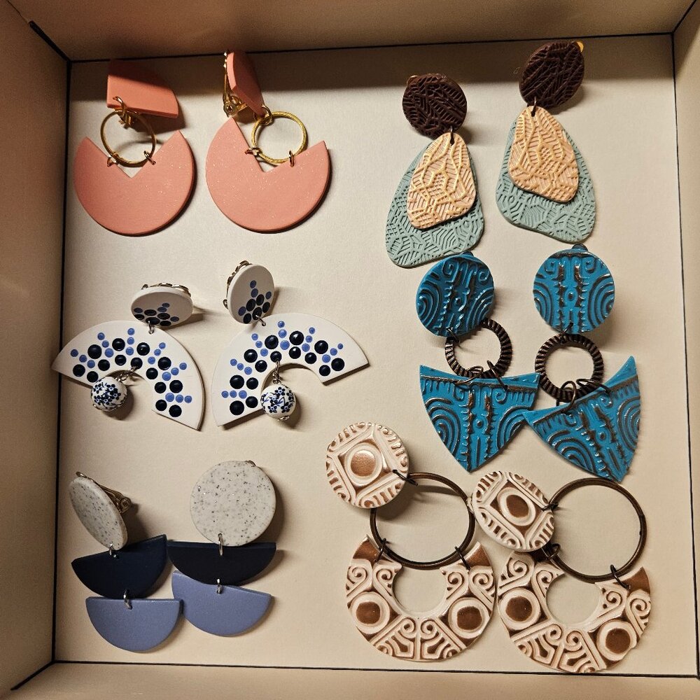 Clay Clip-on Earring Bundle